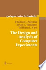The Design and Analysis of Computer Experiments