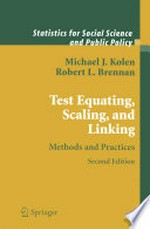 Test Equating, Scaling, and Linking: Methods and Practices /