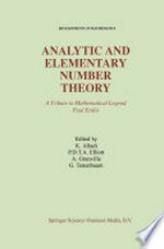 Analytic and Elementary Number Theory: A Tribute to Mathematical Legend Paul Erdös /