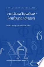 Functional Equations — Results and Advances
