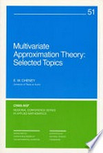 Multivariate approximation theory: selected topics
