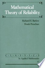 Mathematical theory of reliability