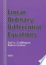 Linear ordinary differential equations