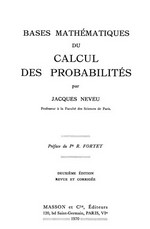 Bases mathématiques du calcul des probabilités