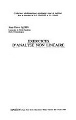 Exercices d' analyse non lineaire