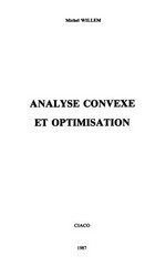 Analyse convexe et optimisation
