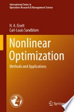 Nonlinear Optimization: Methods and Applications 