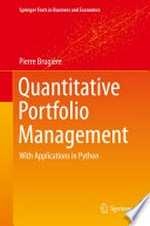 Quantitative Portfolio Management: with Applications in Python 