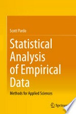 Statistical Analysis of Empirical Data: Methods for Applied Sciences /