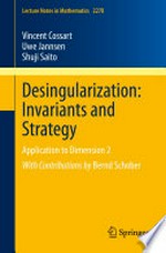 Desingularization: Invariants and Strategy: Application to Dimension 2 