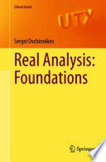 Real Analysis: Foundations