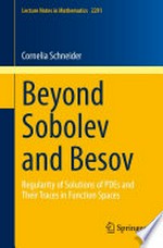 Beyond Sobolev and Besov: Regularity of Solutions of PDEs and Their Traces in Function Spaces /