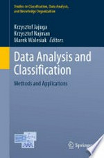 Data Analysis and Classification: Methods and Applications /