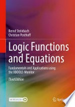 Logic Functions and Equations: Fundamentals and Applications using the XBOOLE-Monitor /