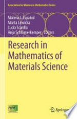 Research in Mathematics of Materials Science