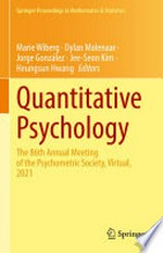 Quantitative Psychology: The 86th Annual Meeting of the Psychometric Society, Virtual, 2021 /