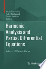Harmonic Analysis and Partial Differential Equations: In Honor of Vladimir Maz'ya /