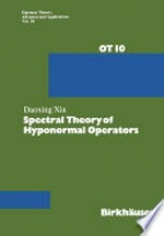 Spectral Theory of Hyponormal Operators