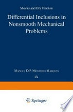 Differential Inclusions in Nonsmooth Mechanical Problems: Shocks and Dry Friction