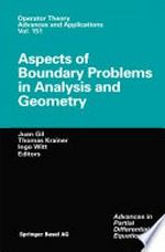 Aspects of Boundary Problems in Analysis and Geometry
