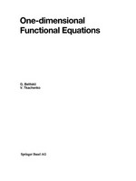 One-dimensional Functional Equations