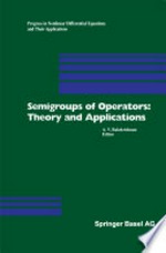 Semigroups of Operators: Theory and Applications: International Conference in Newport Beach, December 14–18, 1998 