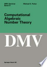 Computational Algebraic Number Theory