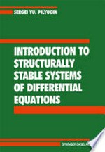 Introduction to Structurally Stable Systems of Differential Equations