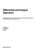 Differential and Integral Operators: International Workshop on Operator Theory and Applications, IWOTA 95, in Regensburg, July 31-August 4, 1995 