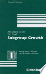 Subgroup Growth