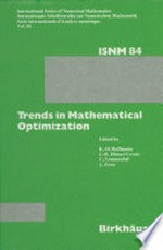 Trends in Mathematical Optimization: 4th French-German Conference on Optimization 