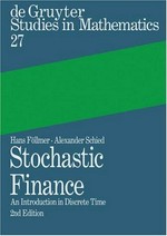 Stochastic finance: an introduction in discrete time