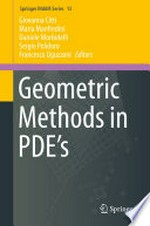 Geometric Methods in PDE’s
