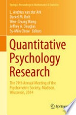 Quantitative Psychology Research: The 79th Annual Meeting of the Psychometric Society, Madison, Wisconsin, 2014 /