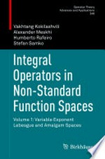 Integral Operators in Non-Standard Function Spaces: Volume 1: Variable Exponent Lebesgue and Amalgam Spaces /