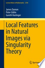 Local Features in Natural Images via Singularity Theory