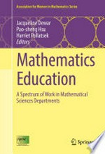 Mathematics Education: A Spectrum of Work in Mathematical Sciences Departments 
