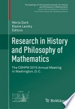 Research in History and Philosophy of Mathematics: The CSHPM 2015 Annual Meeting in Washington, D. C. 