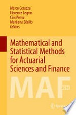 Mathematical and Statistical Methods for Actuarial Sciences and Finance: MAF 2016