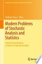 Modern Problems of Stochastic Analysis and Statistics: Selected Contributions In Honor of Valentin Konakov 