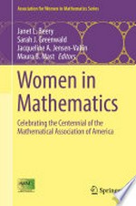 Women in Mathematics: Celebrating the Centennial of the Mathematical Association of America /