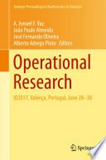 Operational Research: IO2017, Valença, Portugal, June 28-30 