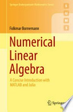 Numerical Linear Algebra: A Concise Introduction with MATLAB and Julia 