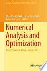 Numerical Analysis and Optimization: NAO-IV, Muscat, Oman, January 2017