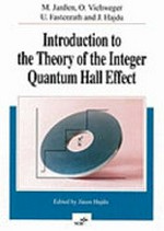 Introduction to the theory of the integer quantum Hall effect