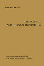 Differential and integral inequalities