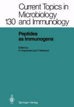Peptides as immunogens /