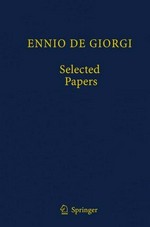 Ennio De Giorgi: selected papers