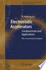 Electrostatic Accelerators: Fundamentals and Applications 