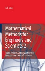 Mathematical Methods for Engineers and Scientists 2: Vector Analysis, Ordinary Differential Equations and Laplace Transforms 
